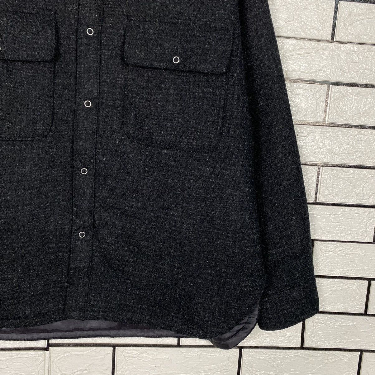Japanese Brand Beauty & Youth United Arrow Wool Chore Jacket Issey Miyake Size US XL / EU 56 / 4 - 6 Thumbnail