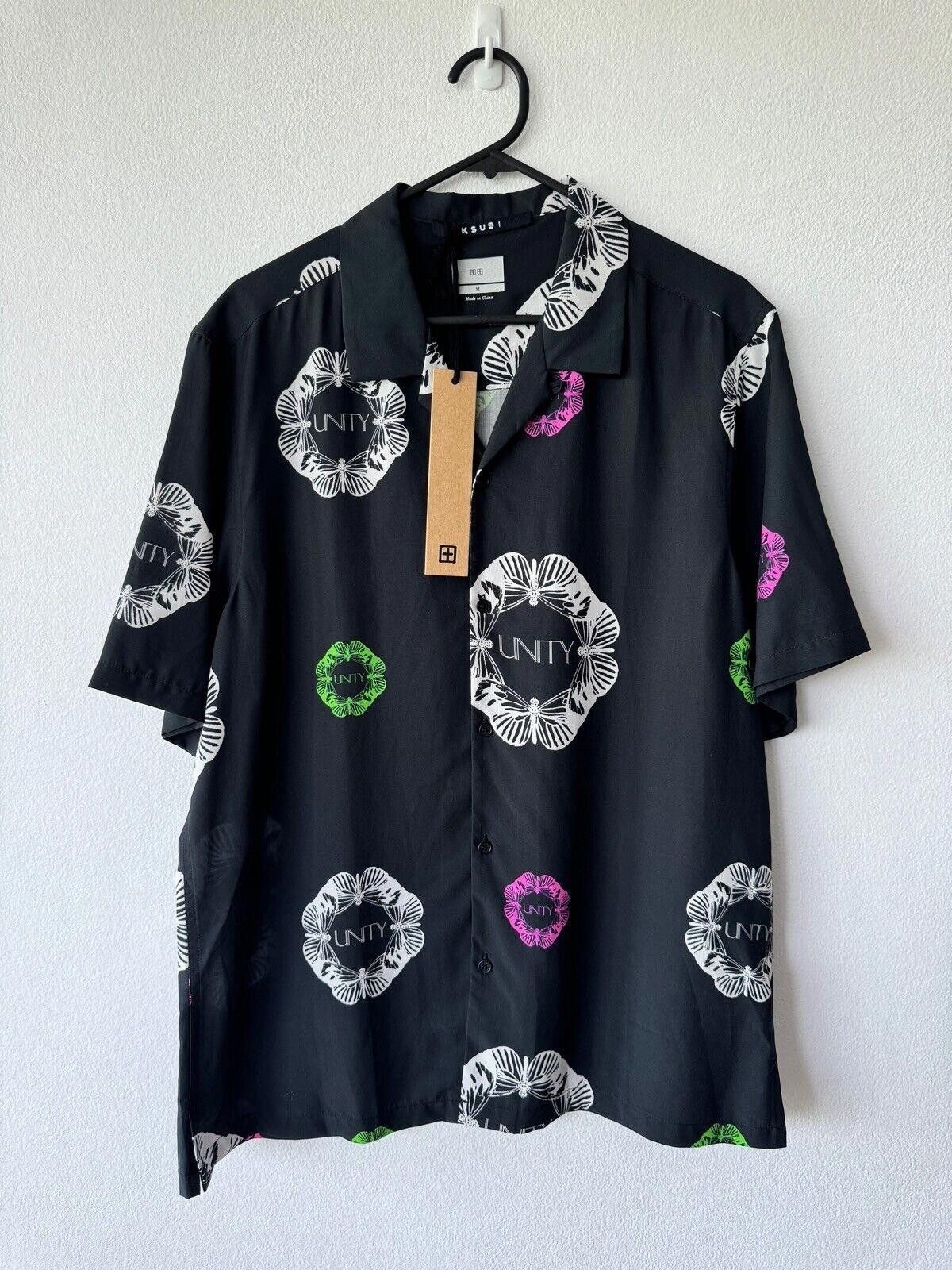 Ksubi new ksubi medium m short sleeve shirt resort UNITYFLY black Size US M / EU 48-50 / 2 - 1 Thumbnail