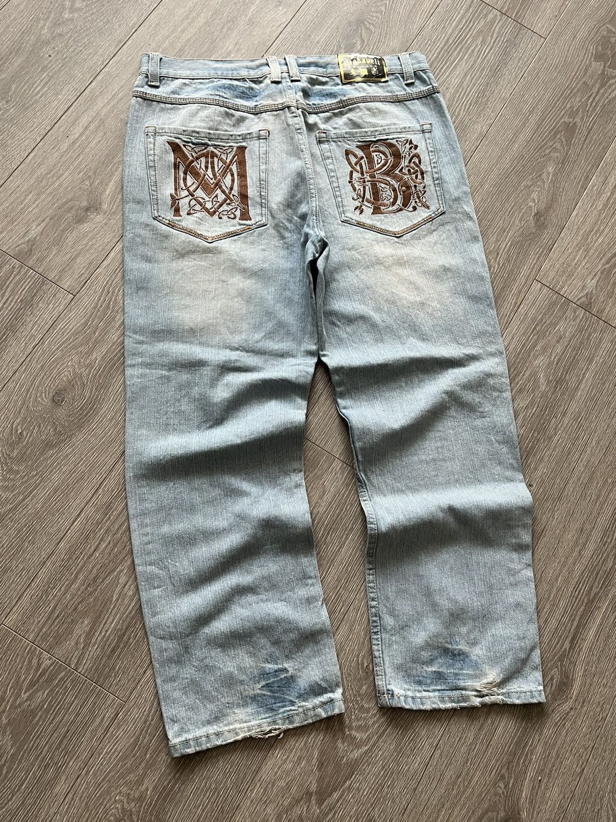Makaveli Vintage 2PAC Makaveli Baggy Jeans Pants Size US 38 / EU 54 - 3 Thumbnail