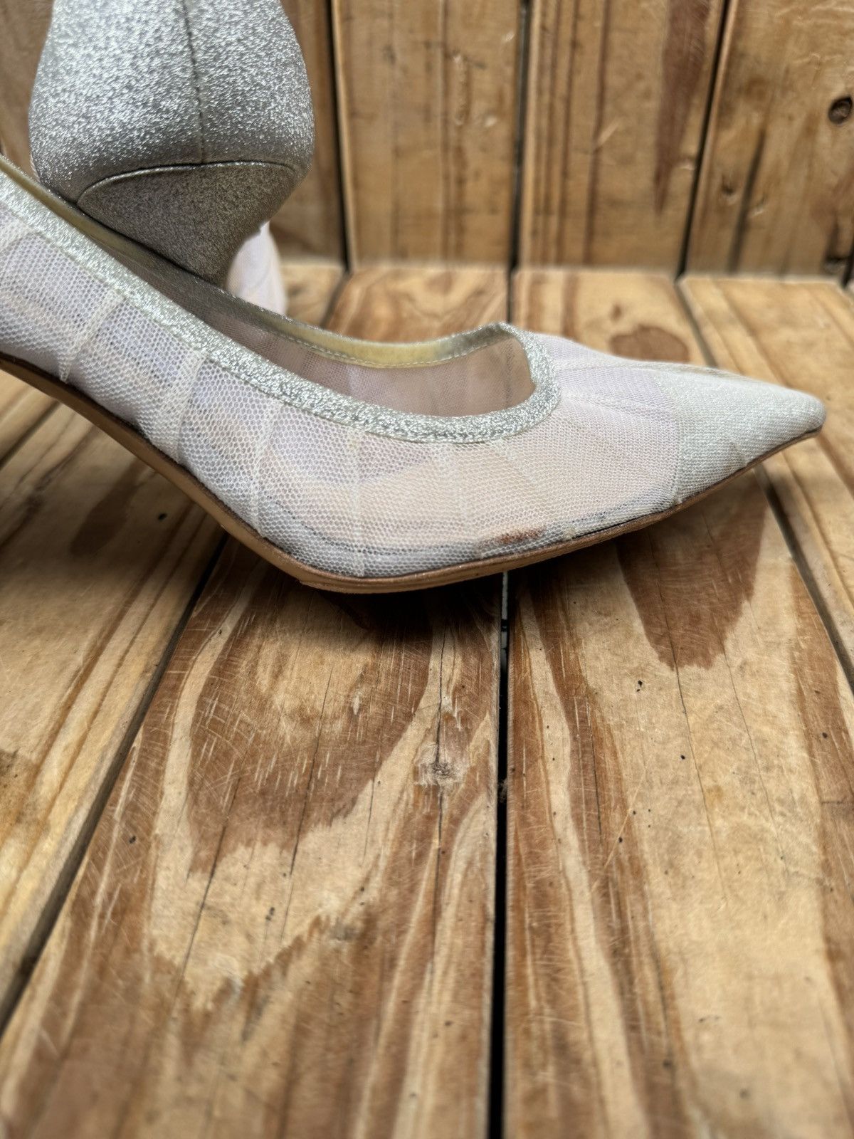 Jimmy Choo Jimmy choo Women’s fabric glitter pumps size EUR 37 US 7 Size US 7 / IT 37 - 14 Thumbnail
