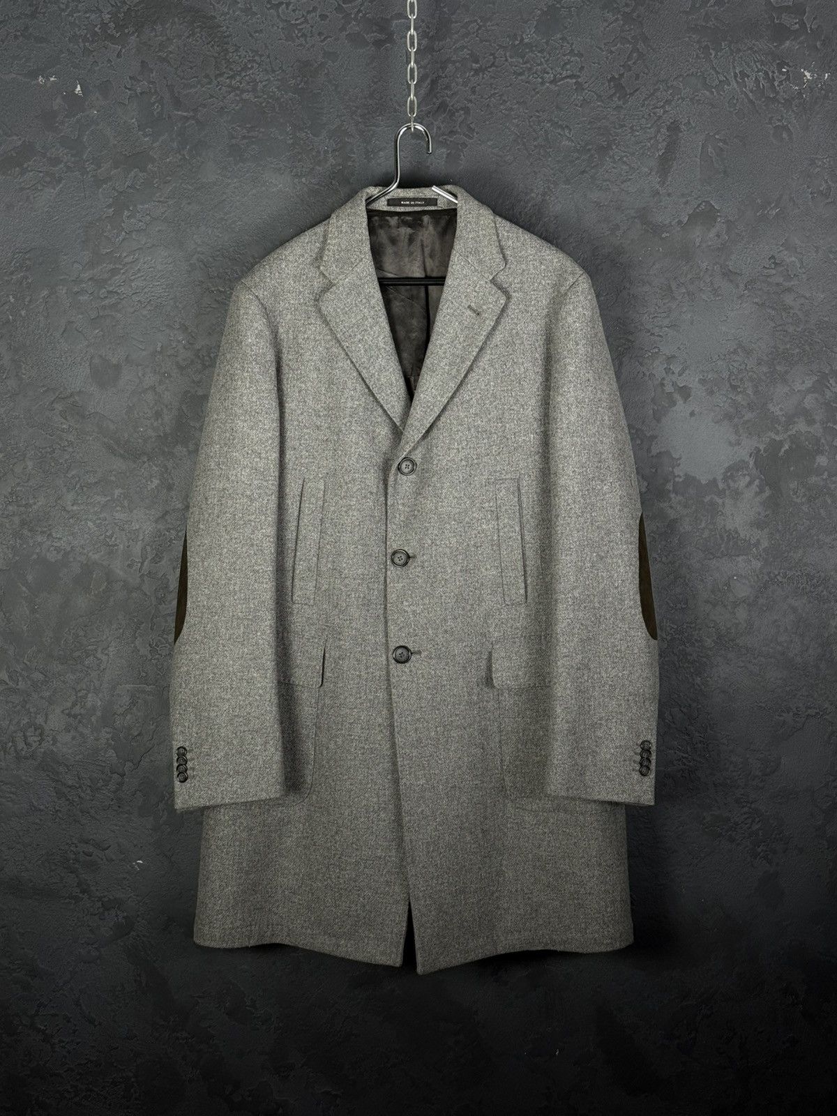 Hackett Men’s Hackett London Gray Wool Coat Size 54 Size US L / EU 52-54 / 3 - 1 Thumbnail