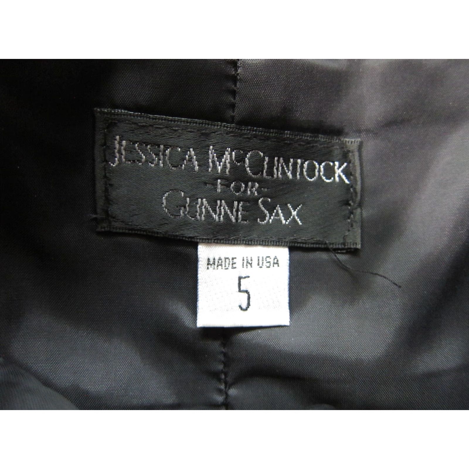 Vintage VINTAGE Jessica McClintock Gunne Sax Blue Black Bow Sleeveless Long Dress 5/S Size S / US 4 / IT 40 - 4 Thumbnail