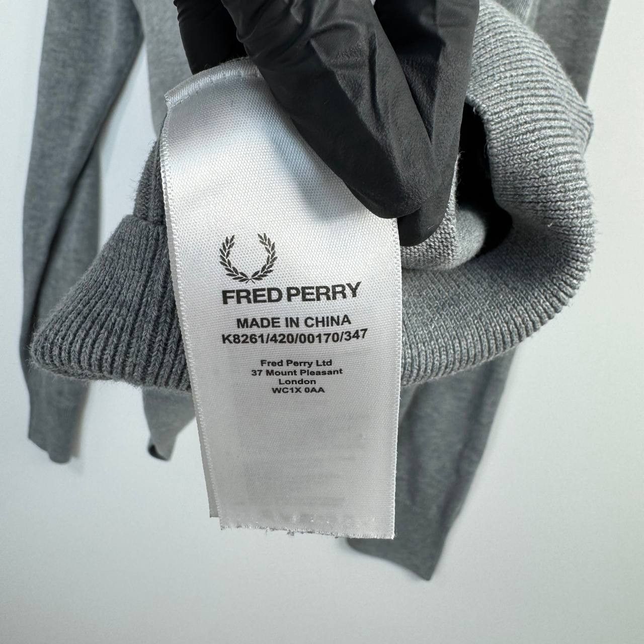 Fred Perry Fred Perry Crewneck Sweatshirt Grey Logo Mens L Size US L / EU 52-54 / 3 - 4 Thumbnail