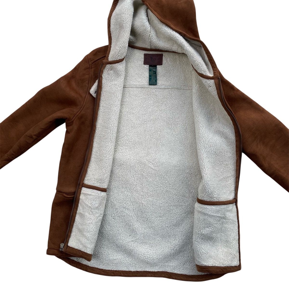 Polo Ralph Lauren Lauren Ralph Lauren brown faux suede sherpa-lined hooded Size US S / EU 44-46 / 1 - 13 Thumbnail
