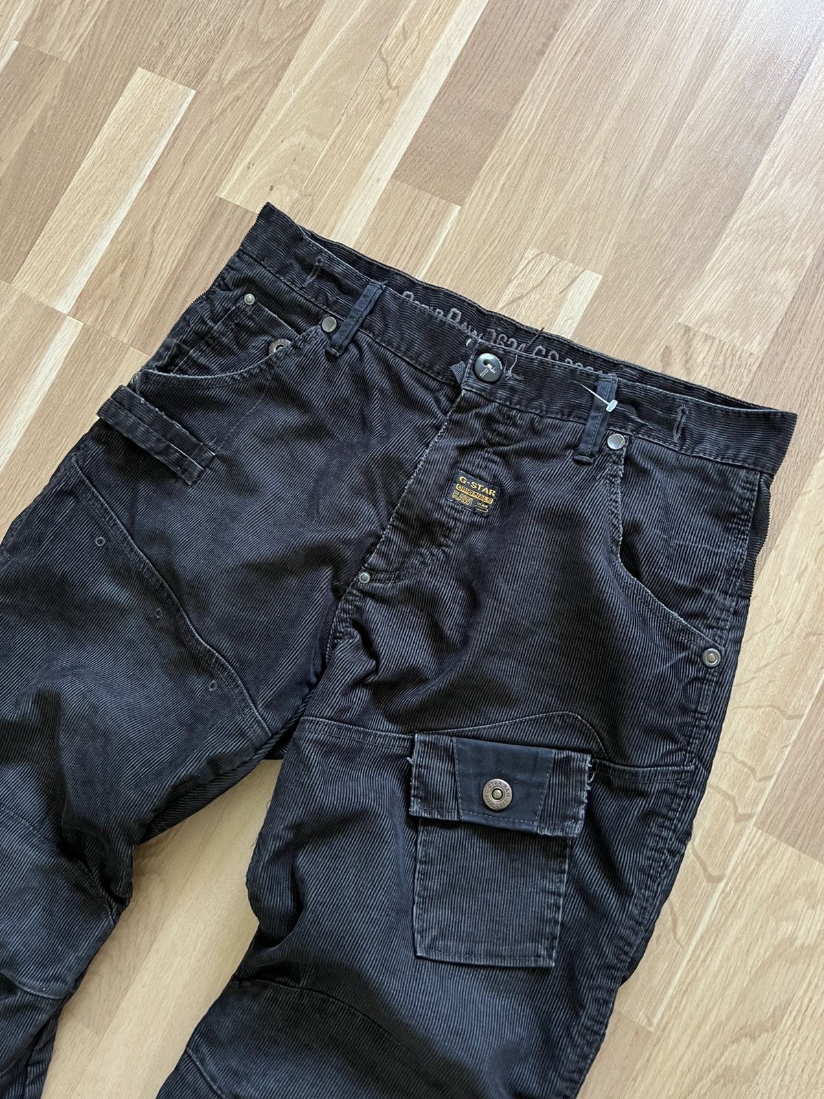 G-Star G star cargo multi pocket junya watanabe style corduroy y2k Size US 33 - 4 Thumbnail