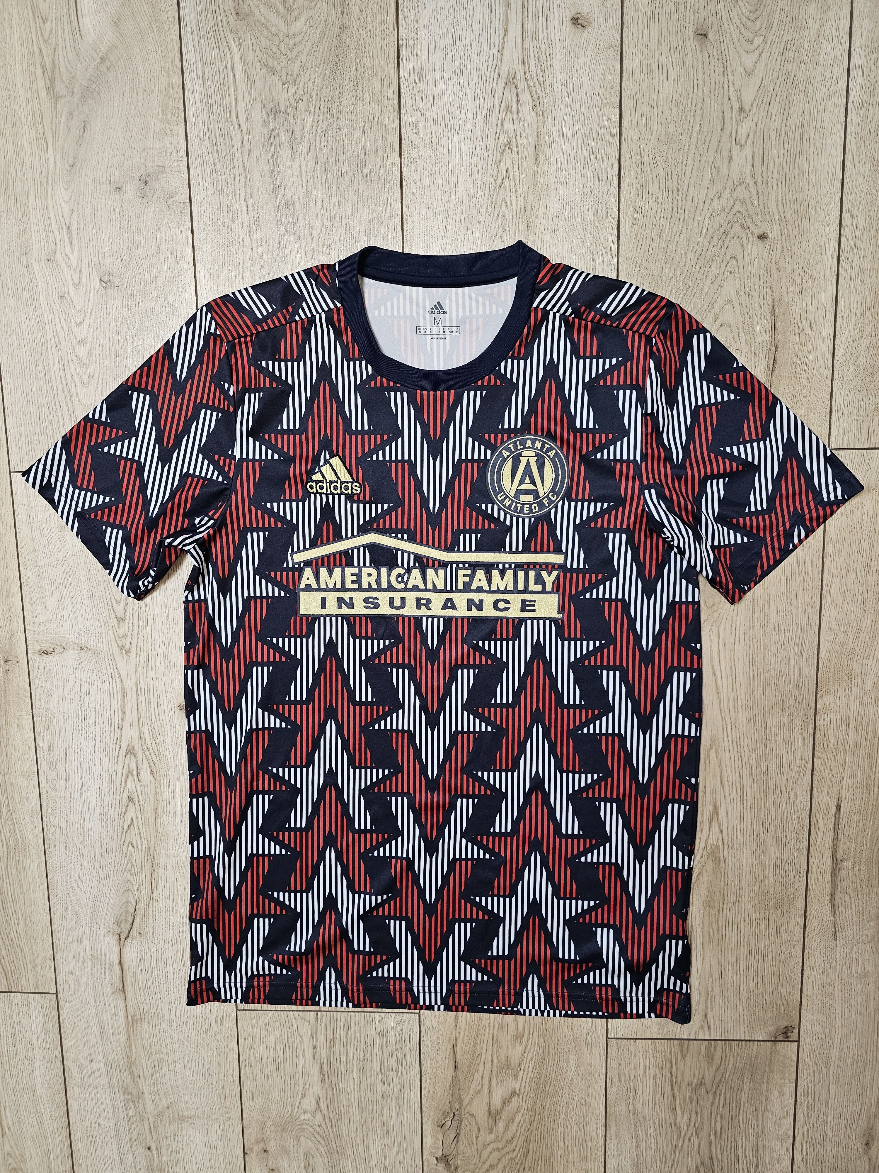 Adidas ATLANTA UNITED 2019 PRE MATCH FOOTBALL SOCCER JERSEY MLS Size US M / EU 48-50 / 2 - 1 Thumbnail