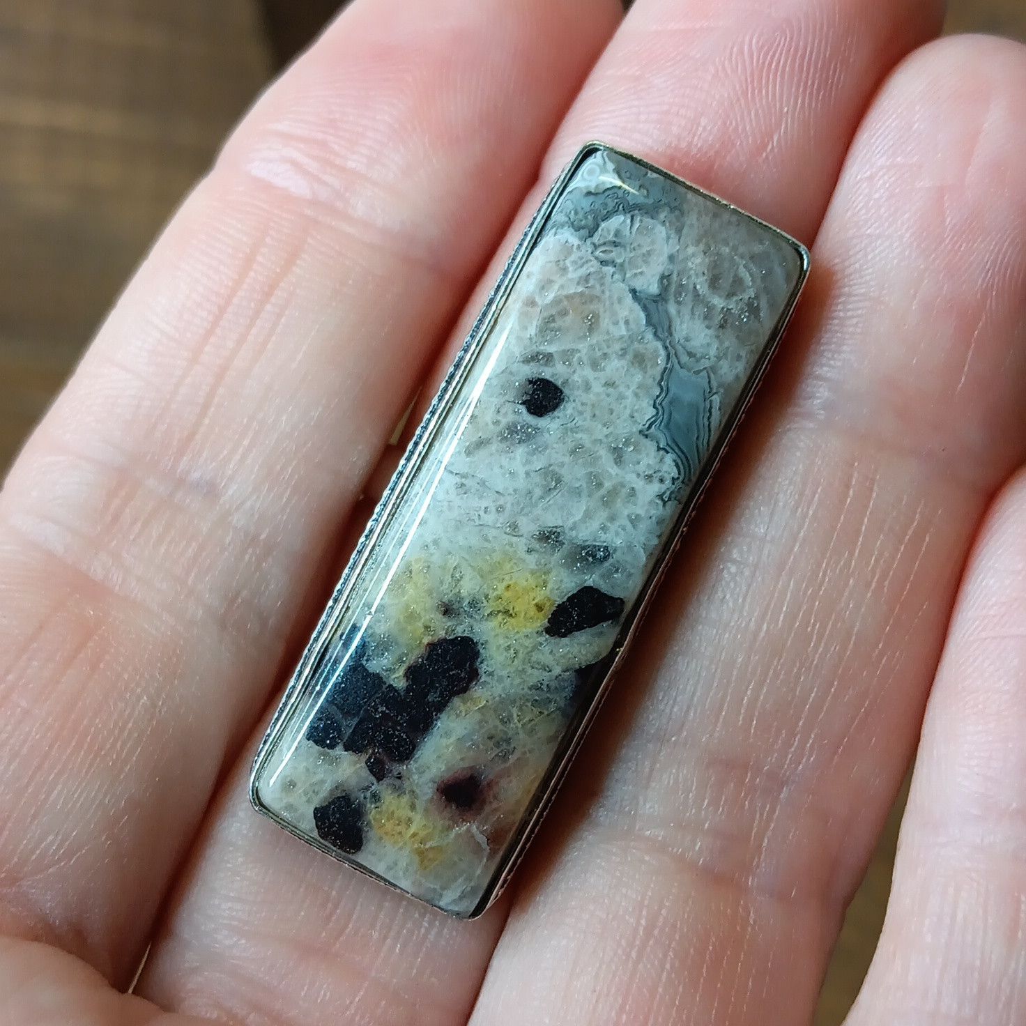 Other Laguna Lace Agate gemstone ring, sz 6.75 Size ONE SIZE - 5 Thumbnail