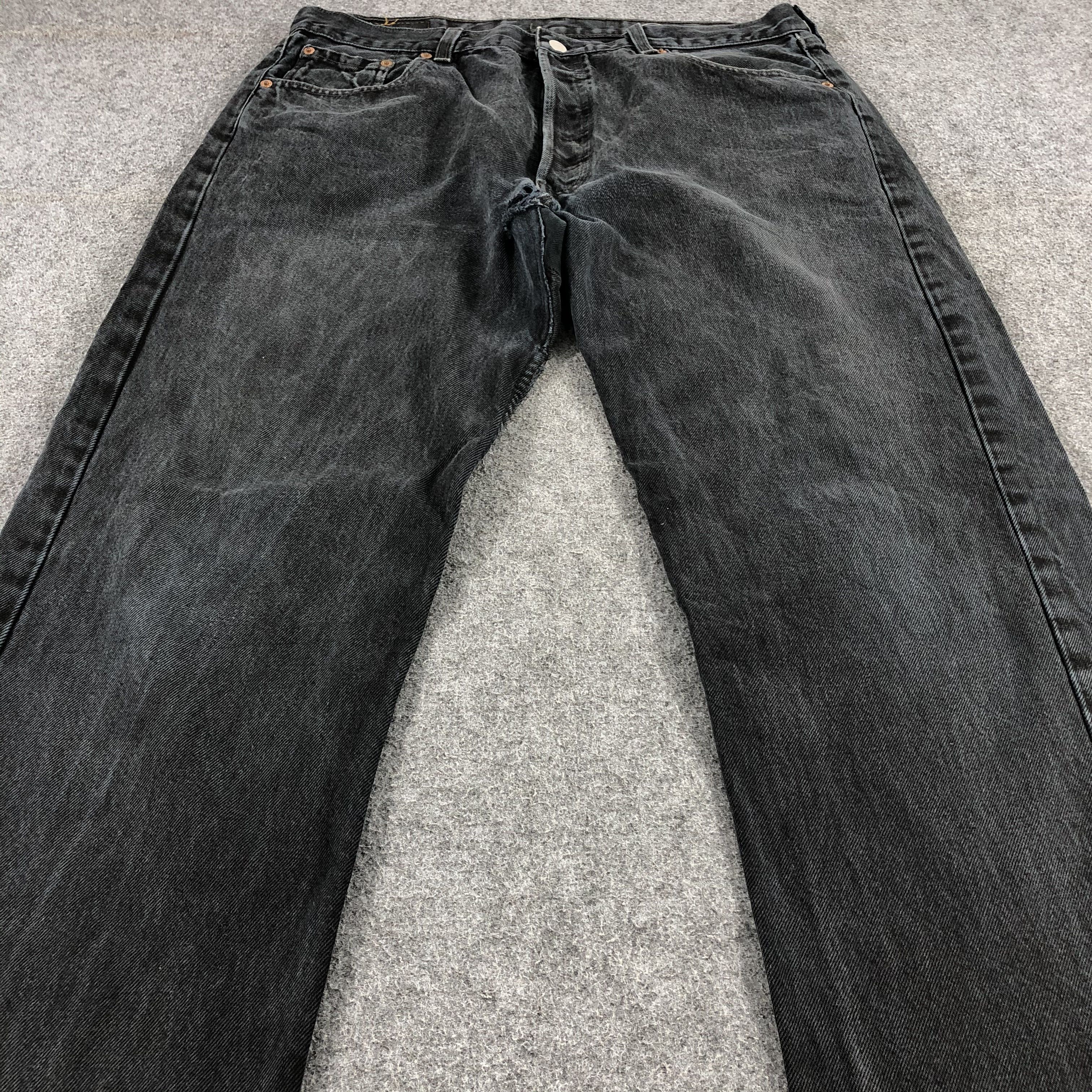 Levi's Vintage 90s Distress Levis 501 Jeans-JM1589 Size US 36 / EU 52 - 3 Thumbnail