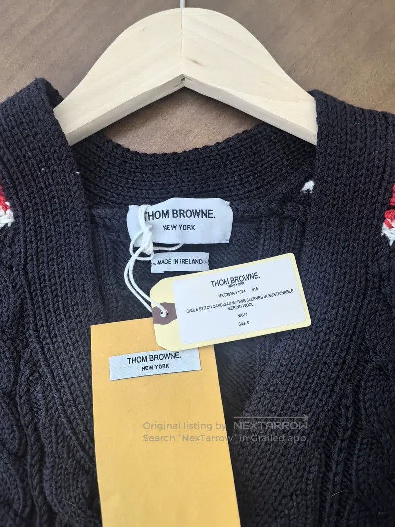 Thom Browne Thom Browne Cotton Wool Cardigan Size US XS / EU 42 / 0 - 2 Thumbnail