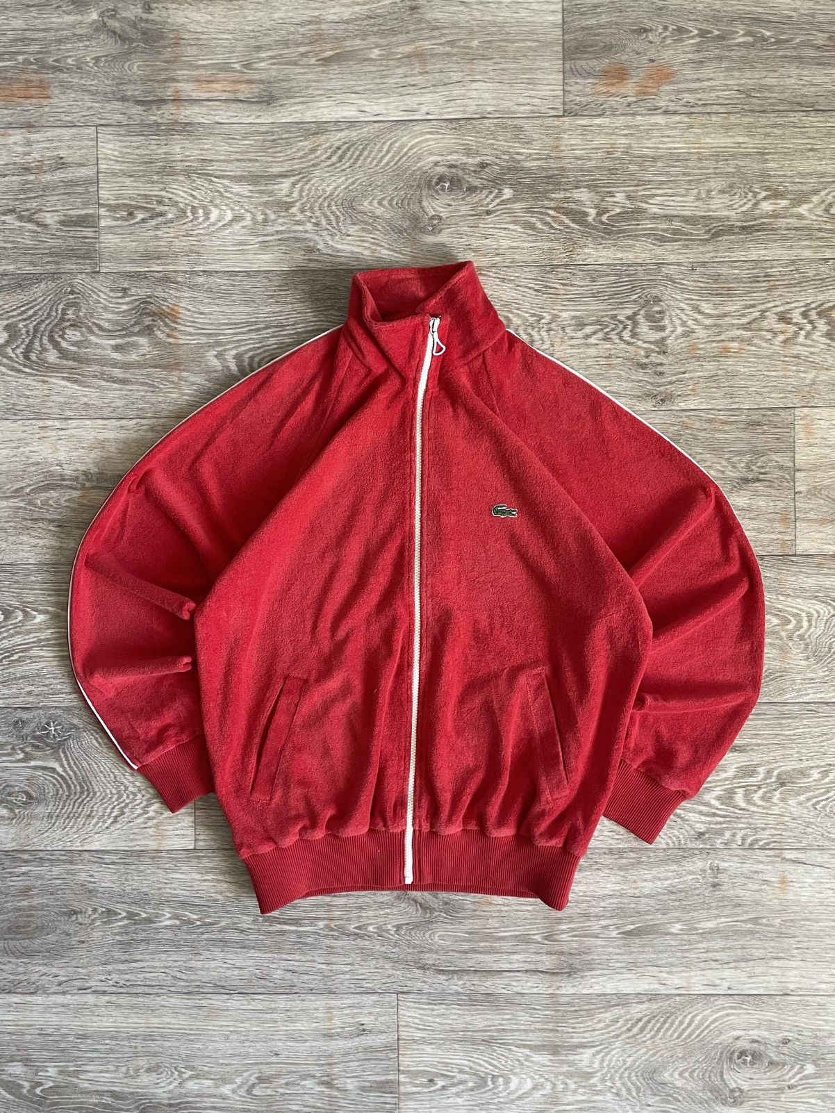 Lacoste Lacoste Vintage Rare Zip Up Red Size US M / EU 48-50 / 2 - 1 Thumbnail