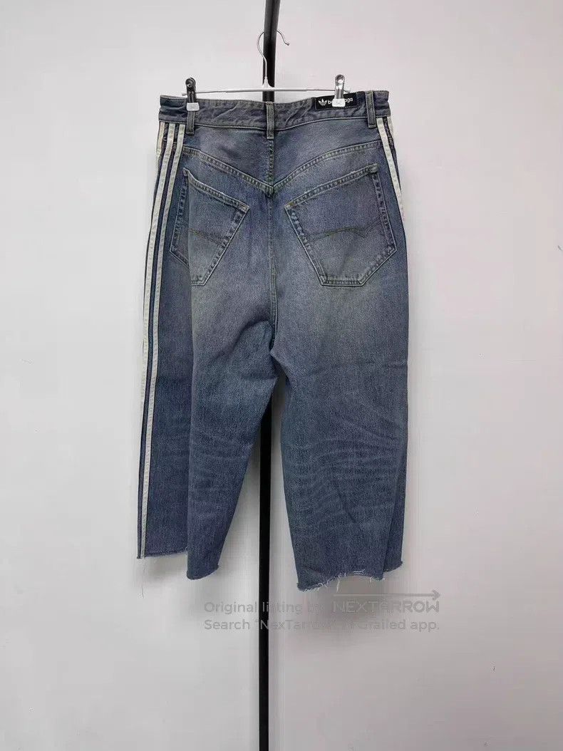 Balenciaga Balenciaga size S Loose striped edge denim pants Size US 27 - 2 Thumbnail