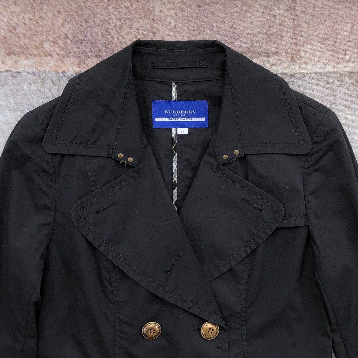 Burberry Burberry London Blue Label Gold Button Peacoat Women Jacket Size S / US 4 / IT 40 - 12 Thumbnail
