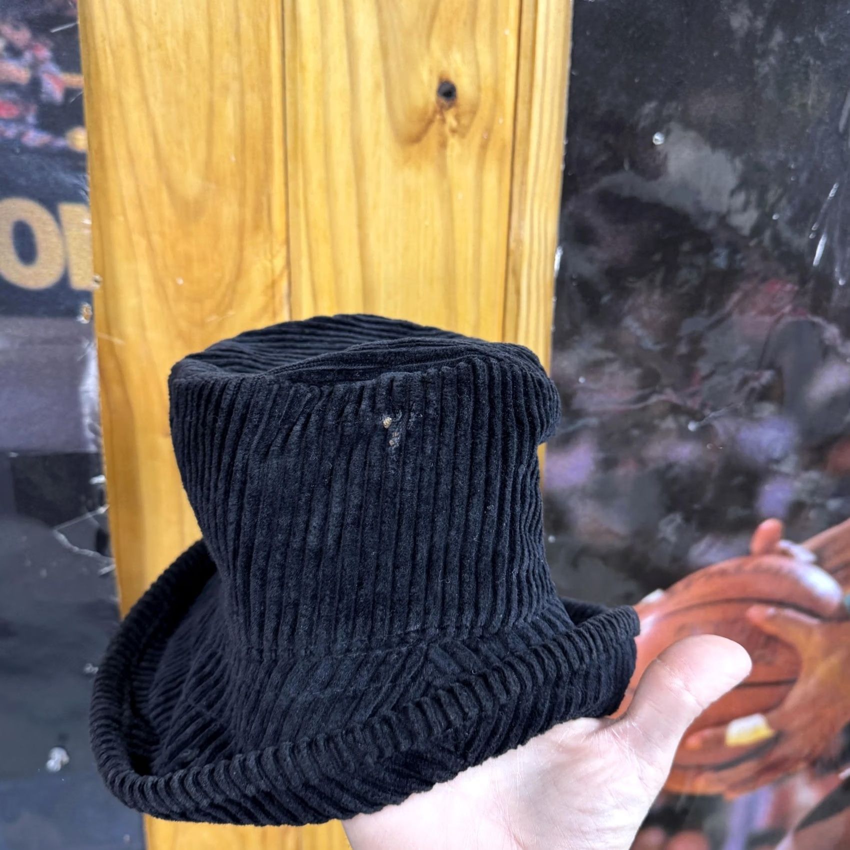 Eddie Bauer Eddie Bauer Hat Bucket One Size Black Corduroy Cotton Casual Mens Winter Size ONE SIZE - 4 Thumbnail