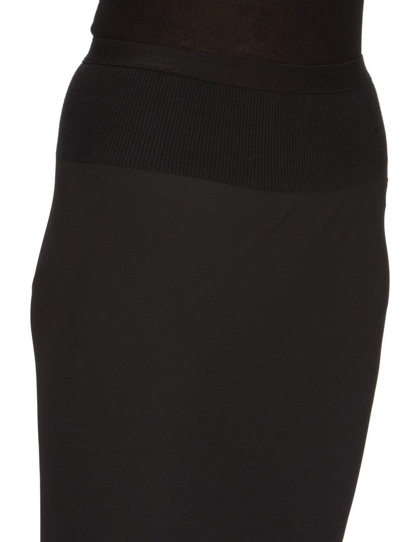 Rick Owens o1y0126 Midi Skirt in Dark Brown/Black Size 27" / US 4 / IT 40 - 4 Thumbnail