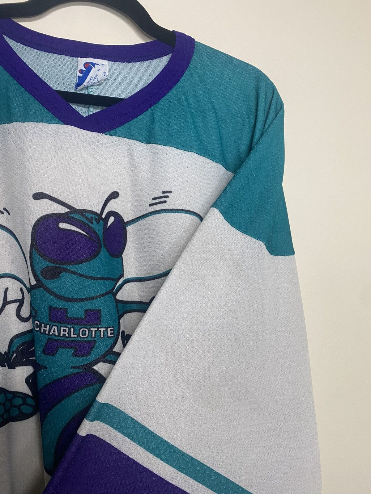 Champion 1990’s Champion Charlotte Hornets Hockey Jersey Size Large Size US XL / EU 56 / 4 - 10 Thumbnail
