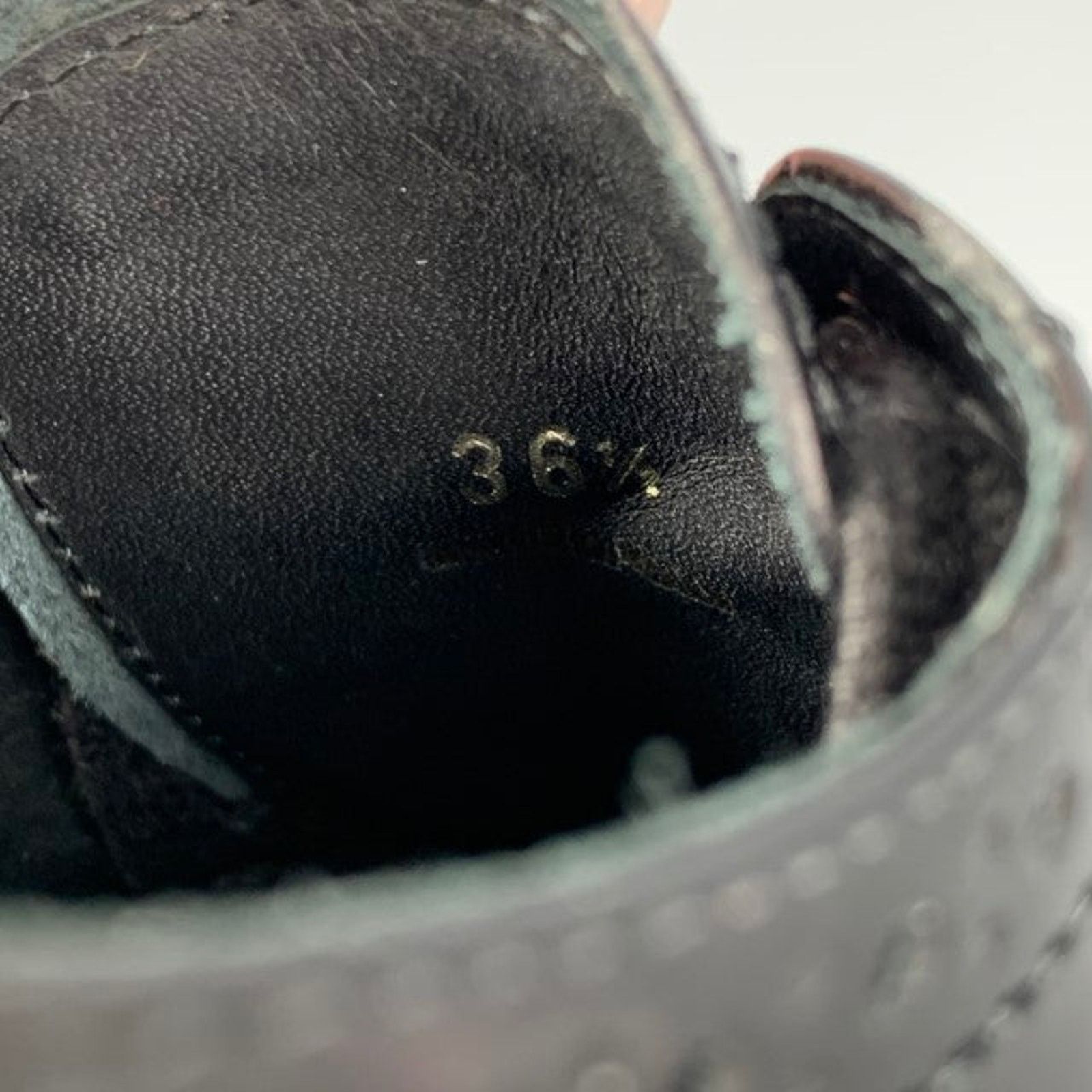 Prada PRADA Size 6.5 Black White Blue Perforated Wingtip Shoes Size US 6.5 / IT 36.5 - 6 Thumbnail