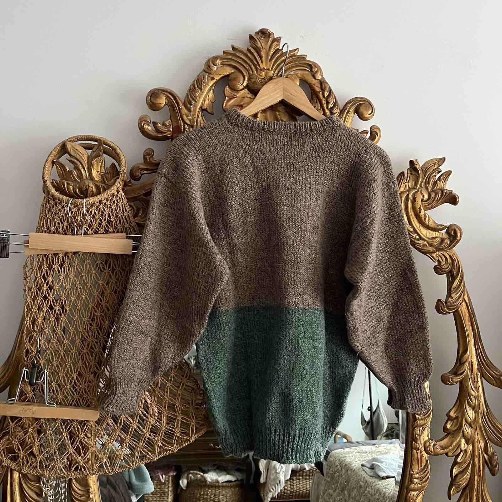 Vintage Vintage knitted full print sweater horse cowboy Sz S Size US S / EU 44-46 / 1 - 2 Thumbnail