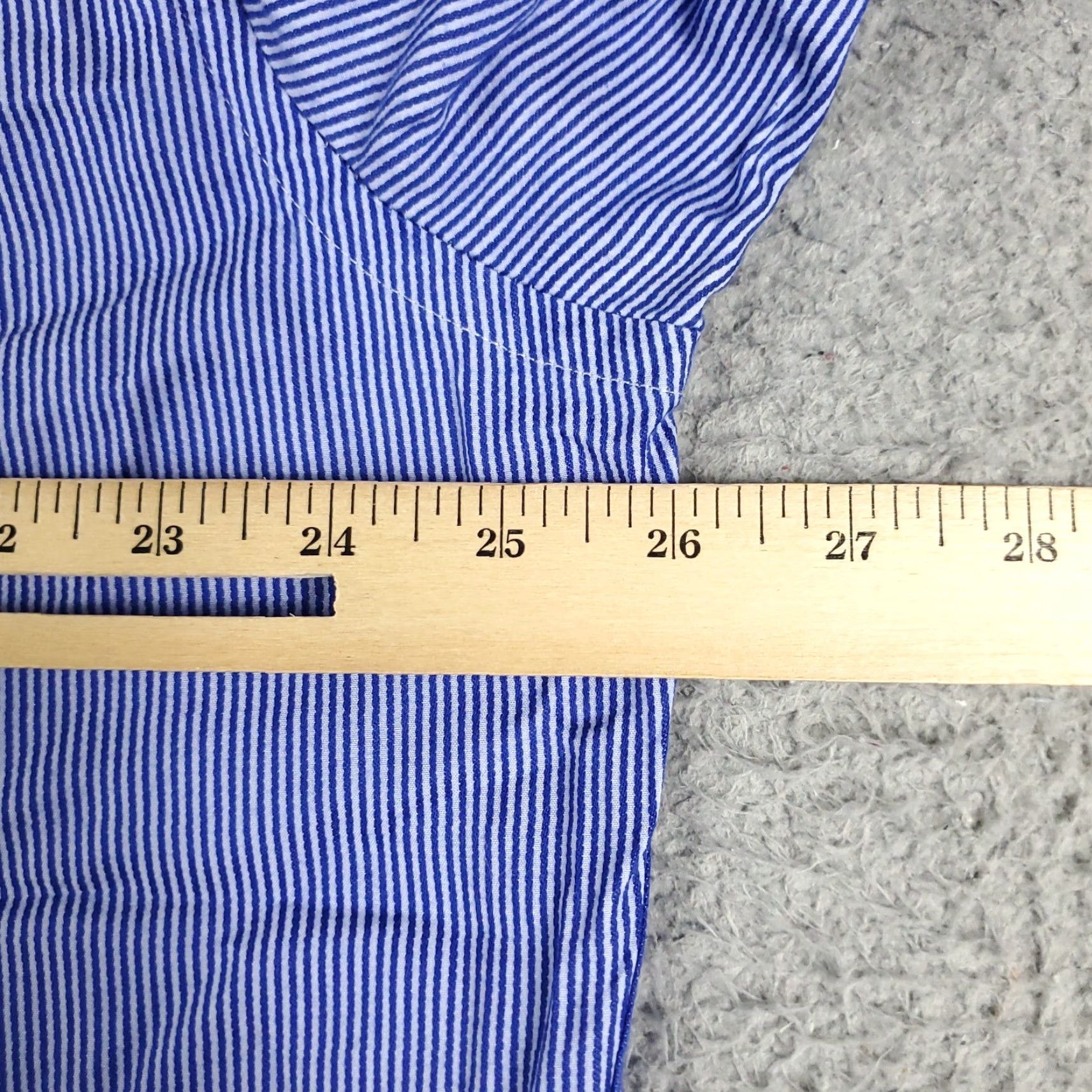 Ben Sherman Ben Sherman Shirt Men XL Blue Striped Button-Up Long Sleeve Mens Size US XL / EU 56 / 4 - 5 Thumbnail