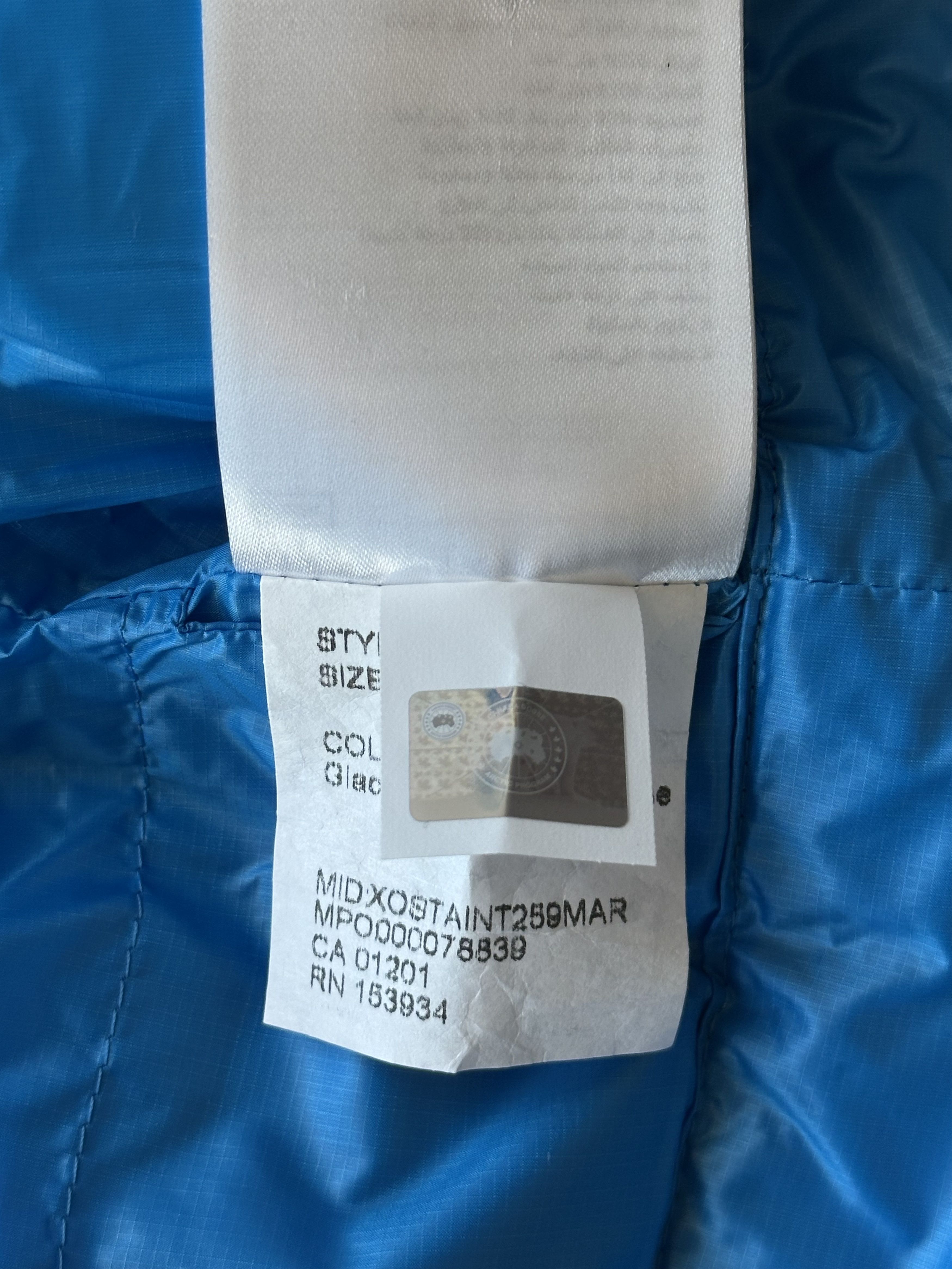 Canada Goose Canada Goose Glaicer Blue Crofton Men's Vest Size US L / EU 52-54 / 3 - 5 Thumbnail