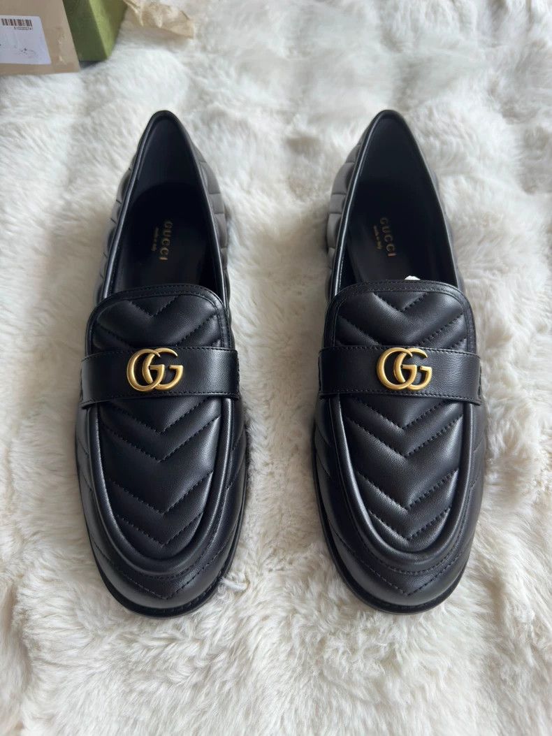 Gucci Guicci Lefuxie leather shoes Size US 8.5 / EU 41-42 - 1 Thumbnail