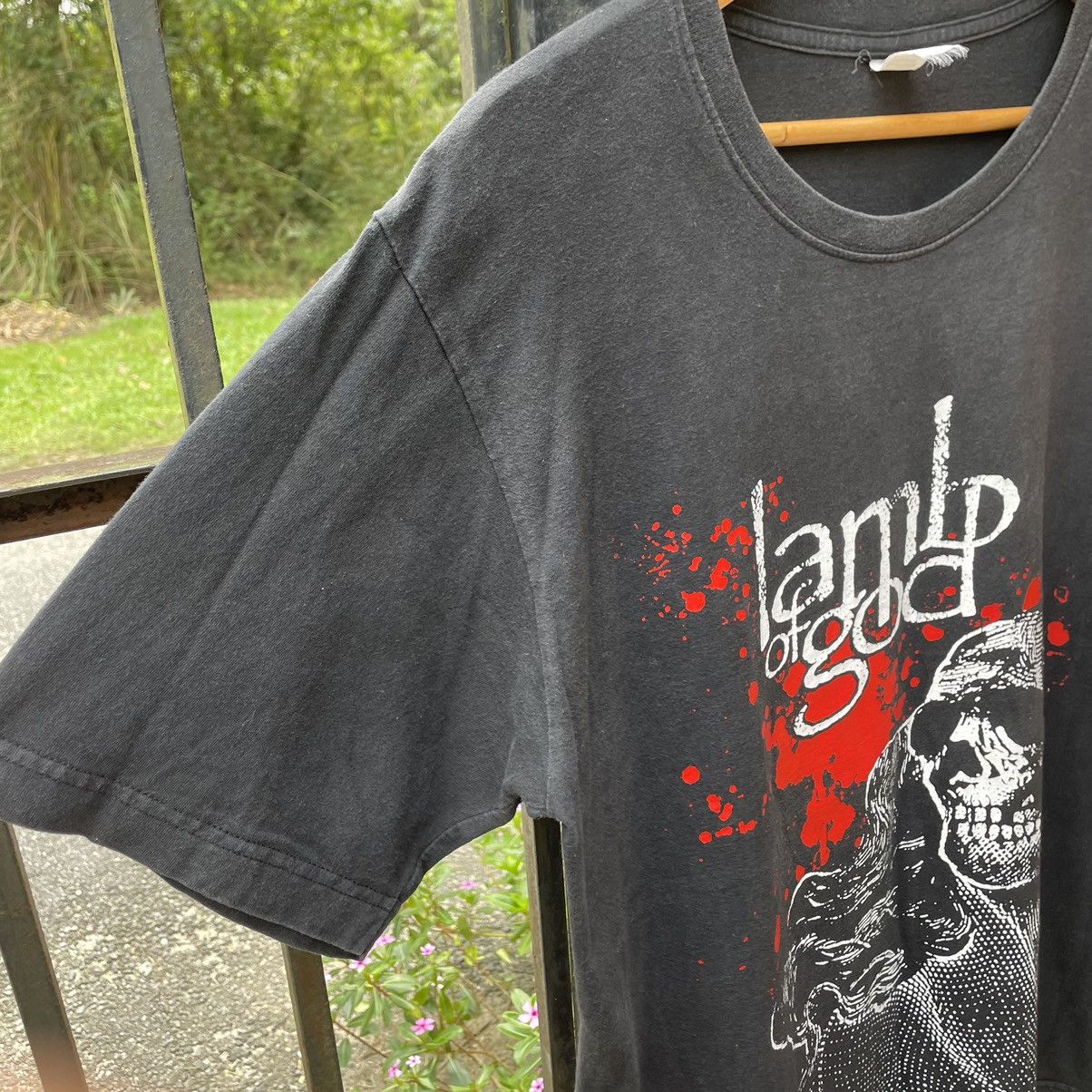 Band Tees × Vintage 🔥Vintage Y2K Lamb Of God Heavy Metal Band Promo Music Tee Size US L / EU 52-54 / 3 - 6 Thumbnail