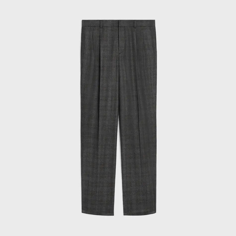Celine o1w1db10526 2P6684 Jude Casual Pant in Gray Size 42" / US 20 - 1 Thumbnail