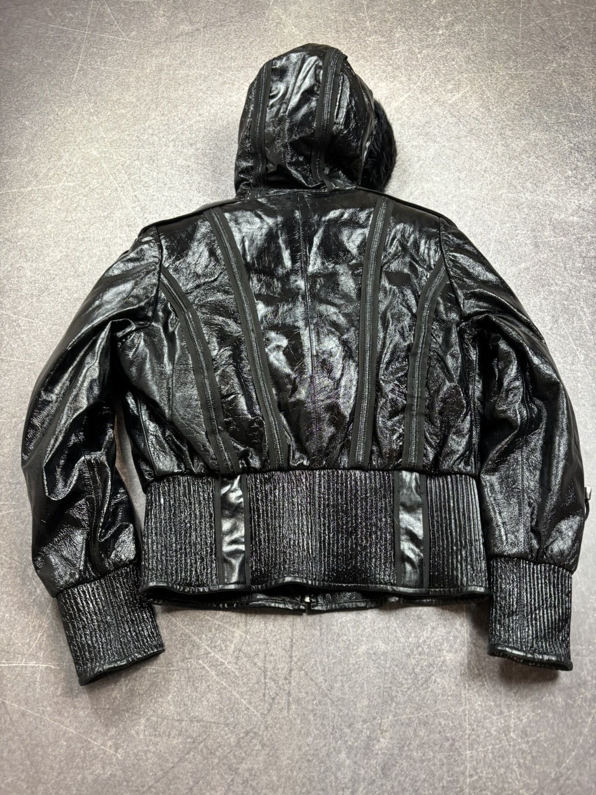 Hysteric Glamour Rick Owens VTG Yohji Yamamoto Style Fur Hood Leather Jacket Size US M / EU 48-50 / 2 - 7 Thumbnail