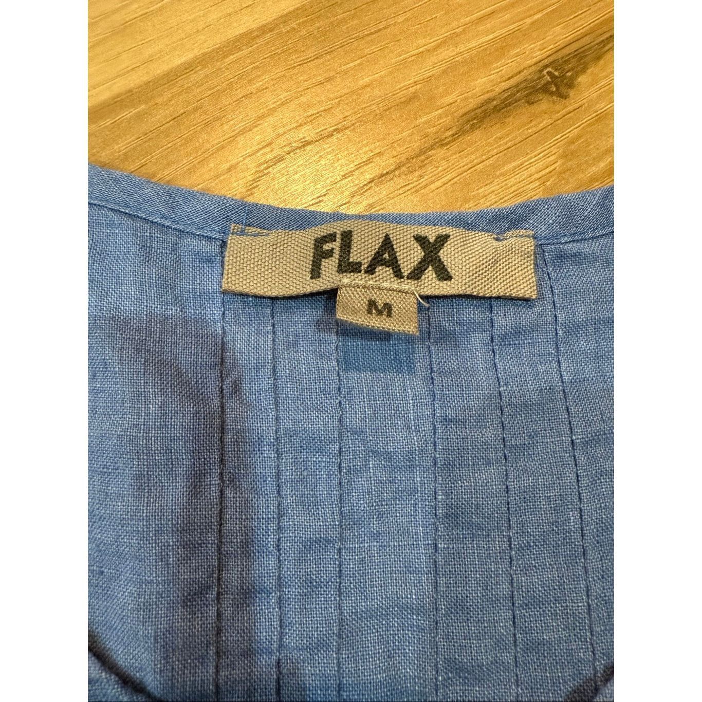 FLAX Flax NWOT linen button front blouse top boho lagenlook size Size M / US 6-8 / IT 42-44 - 4 Thumbnail