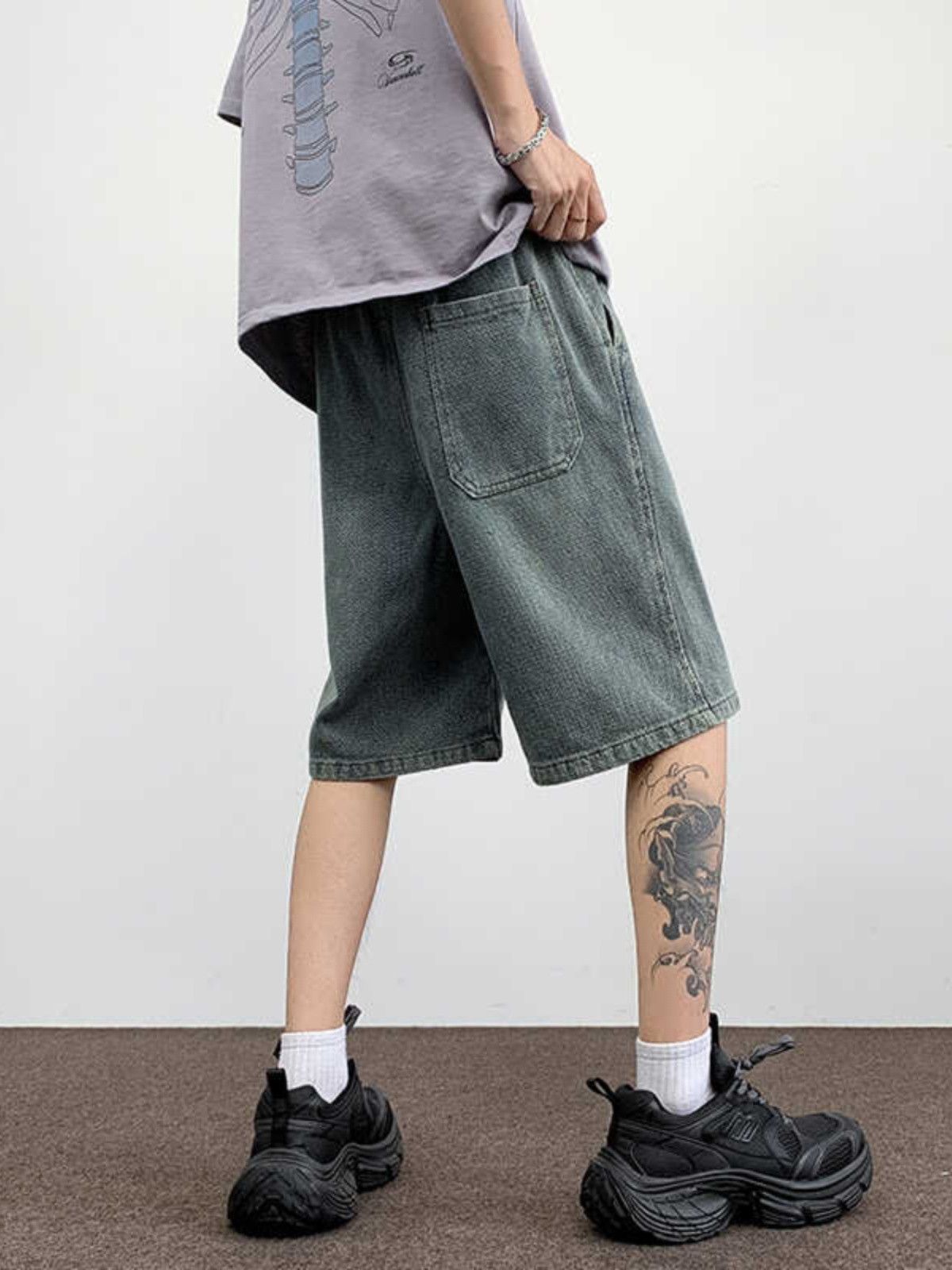 Japanese Brand × Jean Versatile casual loose denim shorts Size US 30 / EU 46 - 4 Thumbnail