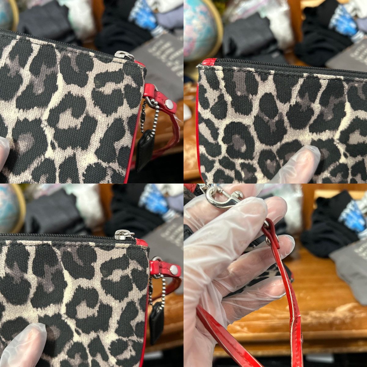Coach Coach Park Ocelot Leopard Print Cloth Wristlet - “Jennie” Size ONE SIZE - 17 Thumbnail