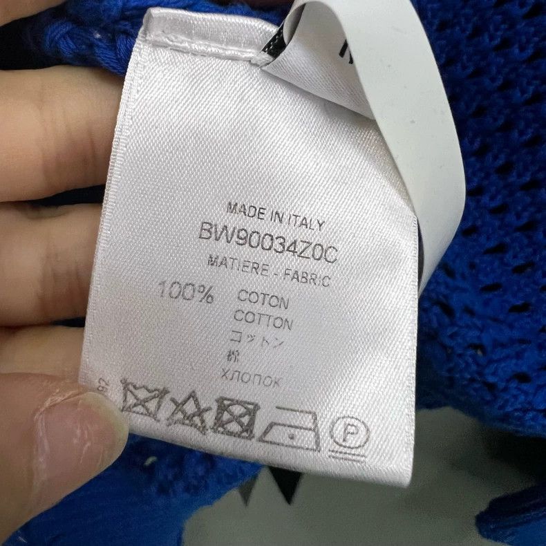 Givenchy Givenchy Blue Print Logo Knitwear Size US M / EU 48-50 / 2 - 4 Thumbnail