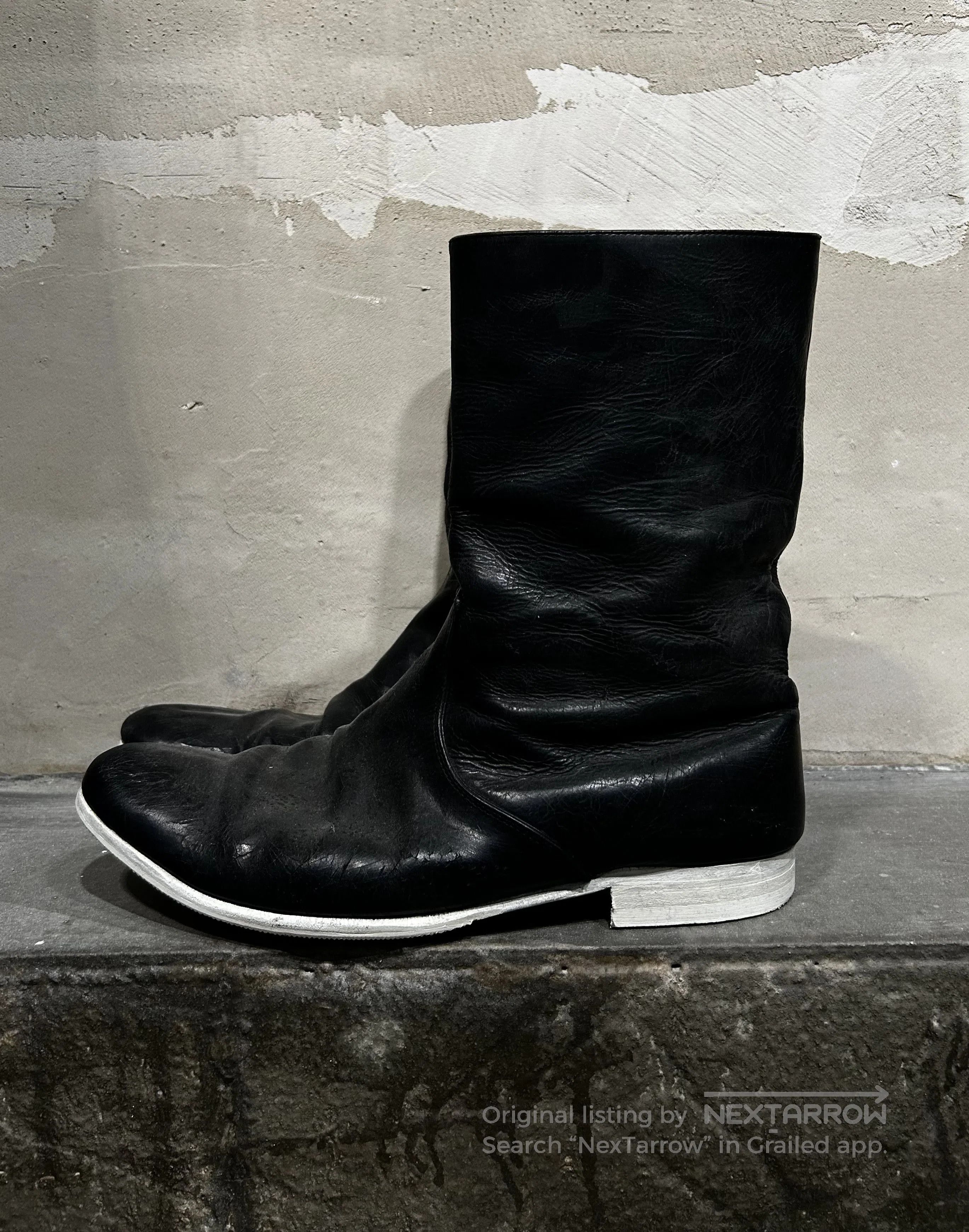 DEN IM by SIKI IM Number (N)ine 2002ss Modern Age Leather Boots. Size US 8 / EU 41 - 8 Thumbnail