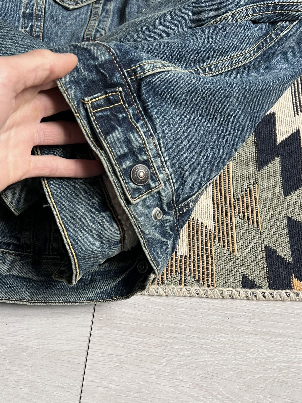 Levi's Vintage Levi’s Sherpa Denim Jacket Size US S / EU 44-46 / 1 - 12 Thumbnail