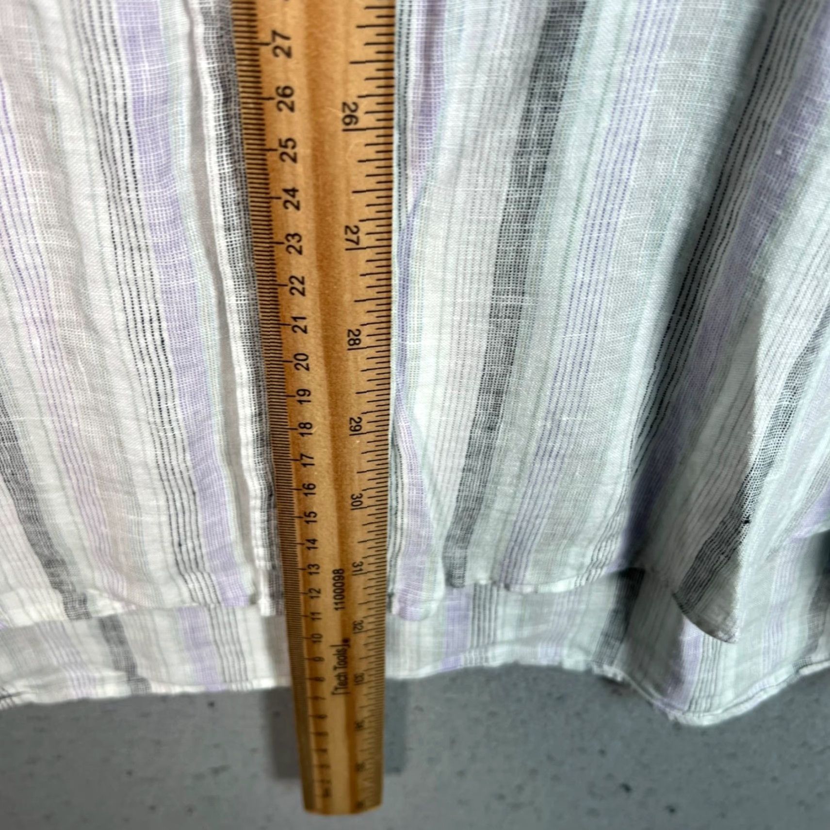 Canali Canali Mens Size Large Long-Sleeve Striped Shirt Size US L / EU 52-54 / 3 - 6 Thumbnail