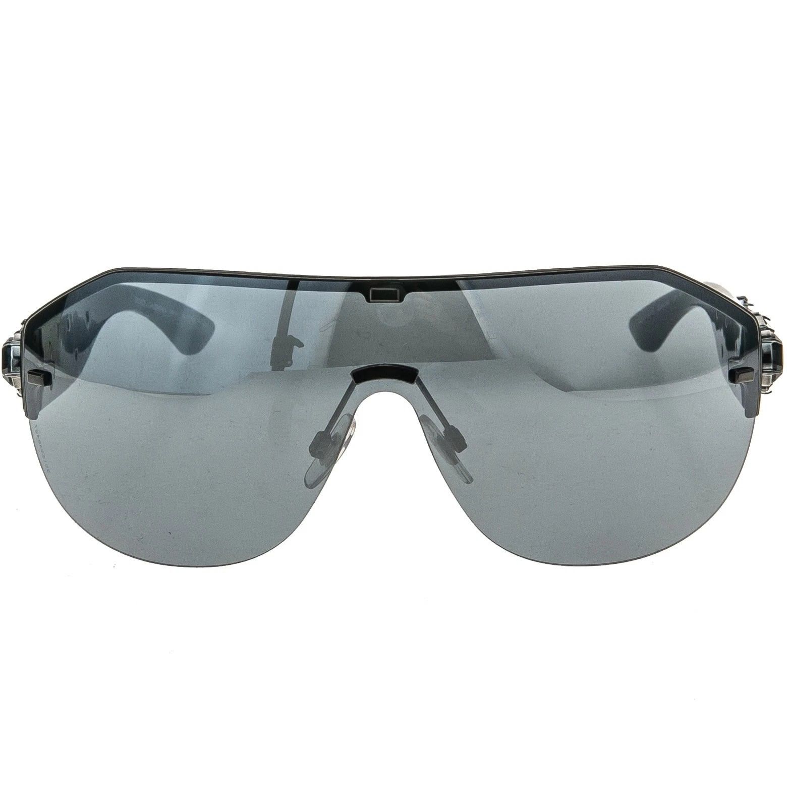 Dolce & Gabbana Dolce & Gabbana DG2150B 2150 Black Jewel Wrap Mask Mirrored Size ONE SIZE - 7 Thumbnail