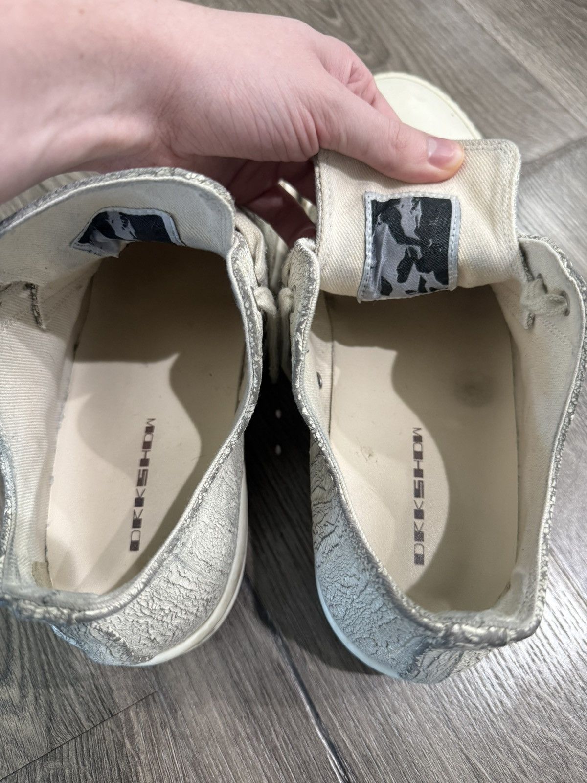 Rick Owens Rick owens cracked paint ramones size 11 Size US 11 / EU 44 - 3 Thumbnail