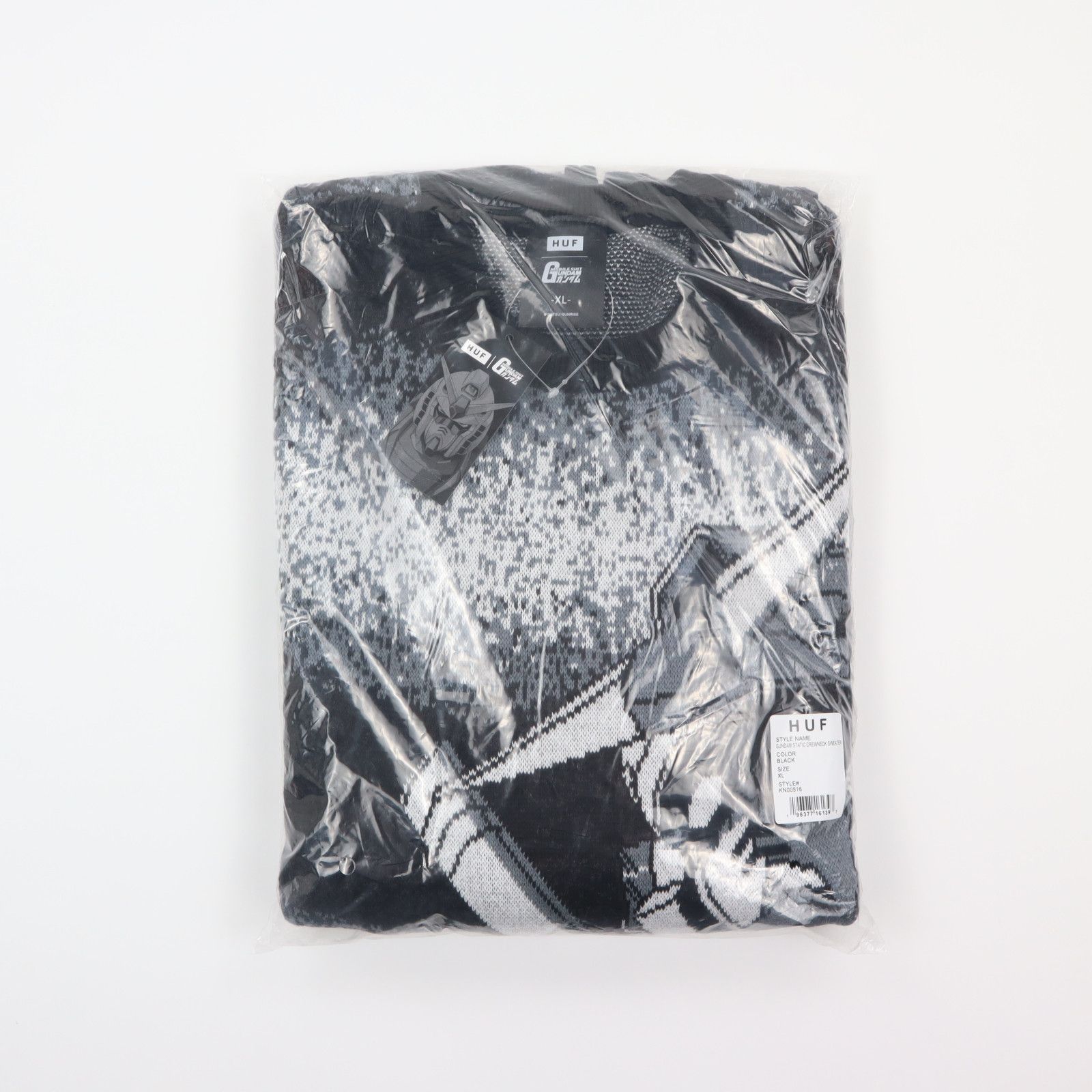 Huf HUF x Gundam Wing Static Crewneck Cotton Sweater Size US XL / EU 56 / 4 - 4 Thumbnail