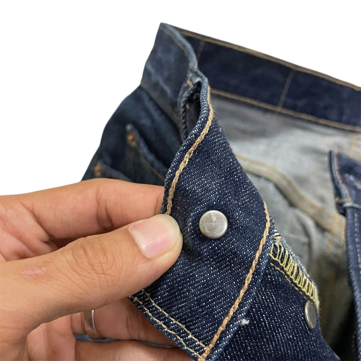 Levi's "Levi's 66501 LVC 1966 501XX Selvedge - Dark Wash" Size US 28 / EU 44 - 9 Thumbnail