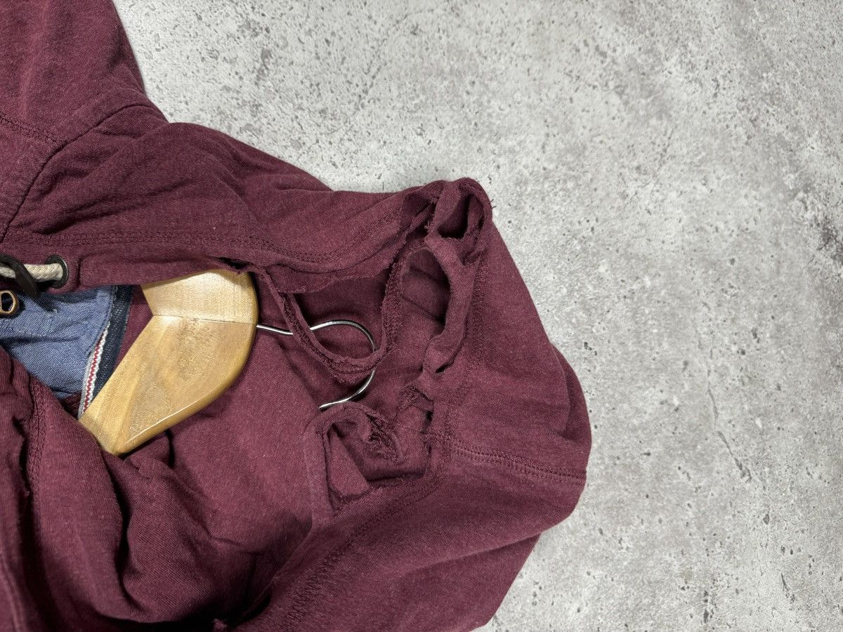 Japanese Brand Vintage Distressed Faded Hoodie Junya Watanabe Style Size US M / EU 48-50 / 2 - 5 Thumbnail