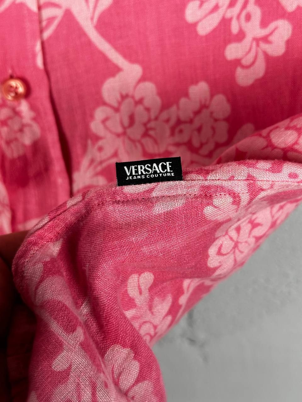 Versace × Versace Jeans Couture Vintage Versace Jeans Hawaii Button SS Shirt Size US M / EU 48-50 / 2 - 7 Thumbnail