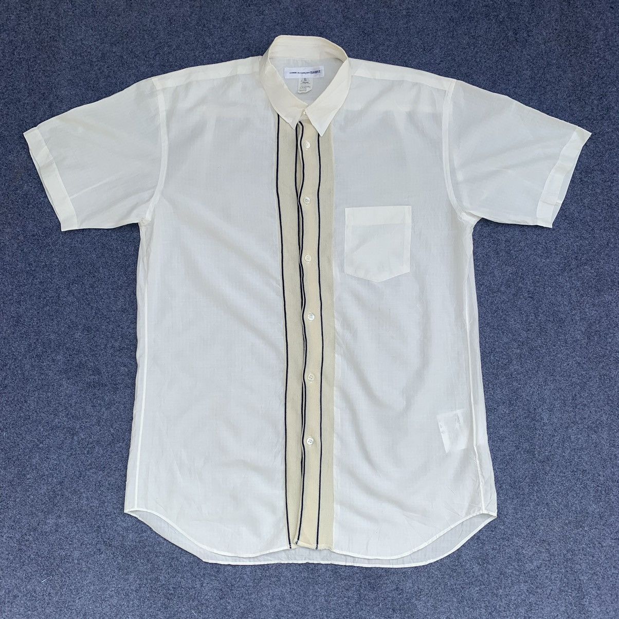 Comme des Garcons Comme Des Garcons Wool Button Shirt Size US L / EU 52-54 / 3 - 1 Thumbnail