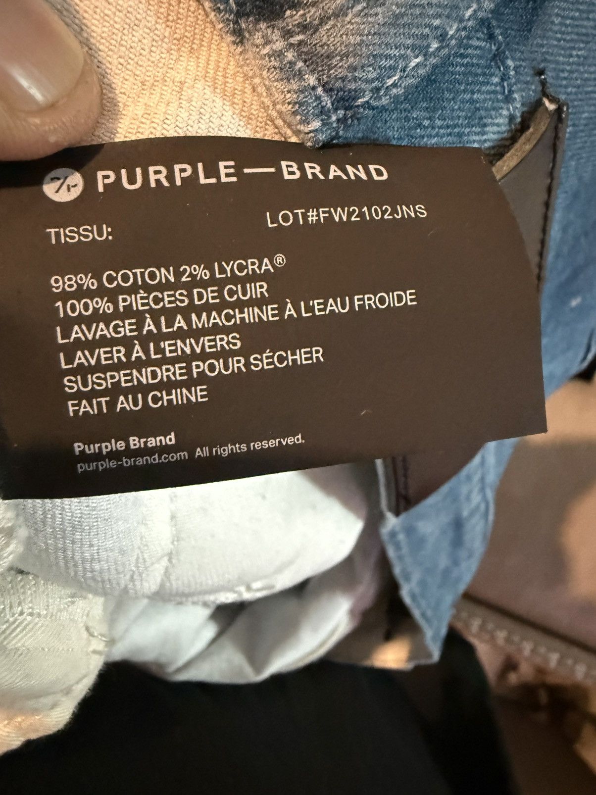 Purple Brand Purple Brand Gradient Fade Denim Size US 40 / EU 56 - 12 Thumbnail