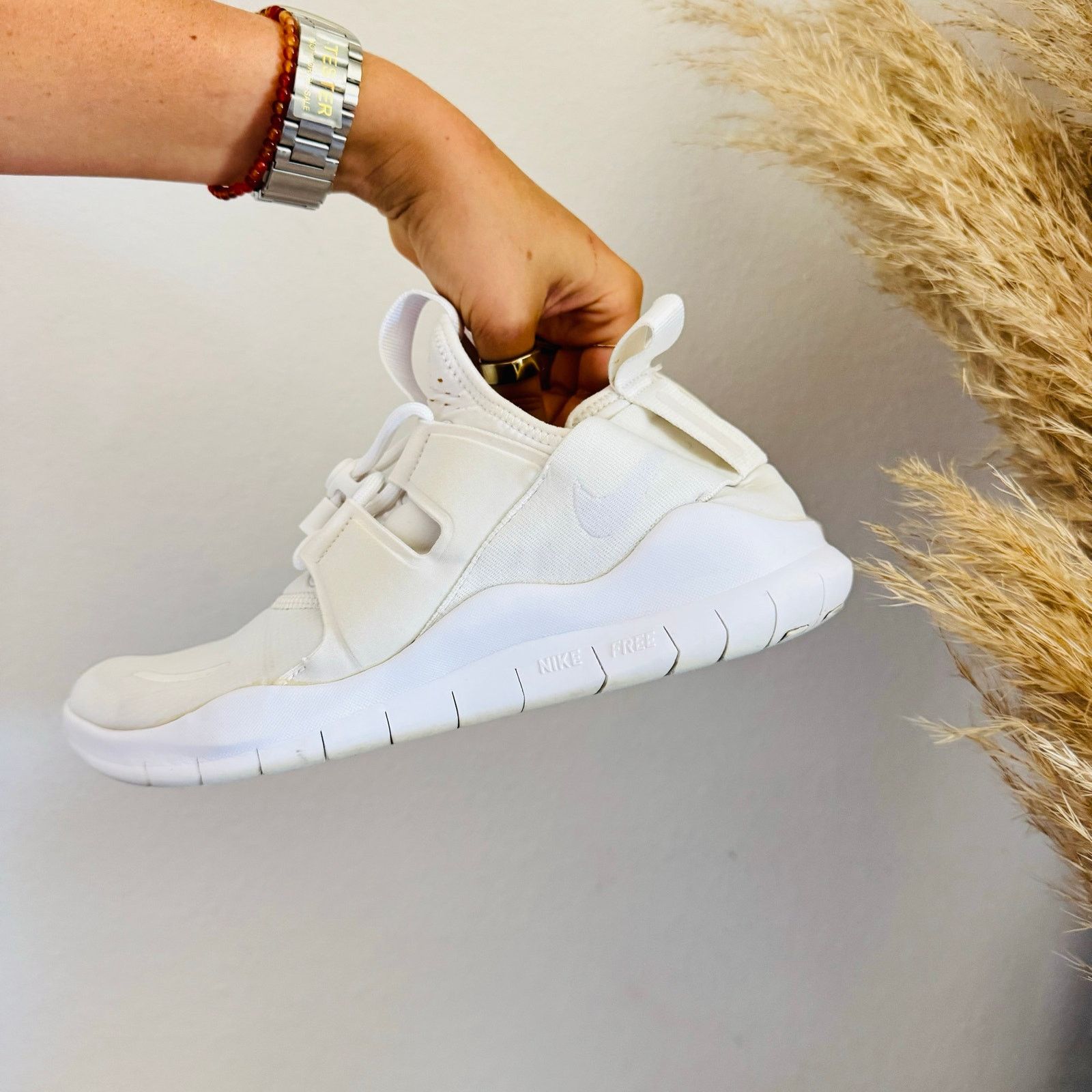 Nike NIKE White Free Rn CMTR 2018 Toggle Running Shoes Sneakers 9 Size US 9 / IT 39 - 7 Thumbnail