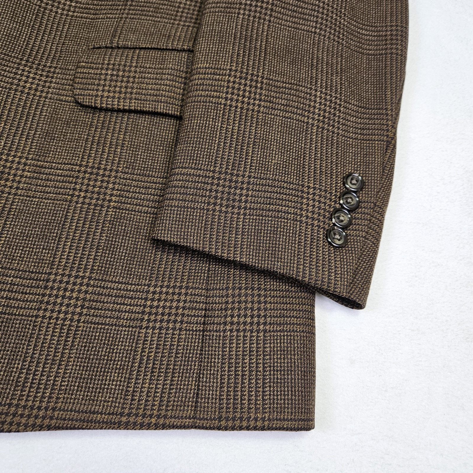 Jos. A. Bank Jos A Bank Blazer Men 40S Windowpane Plaid Jacket Size 40S - 2 Thumbnail