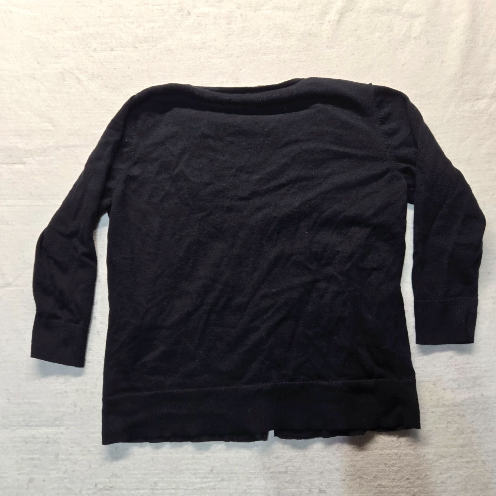 Coldwater Creek Coldwater Creek Women's Button-Up Blouse - Black Long Sleeve Shirt Medium Size M / US 6-8 / IT 42-44 - 7 Thumbnail