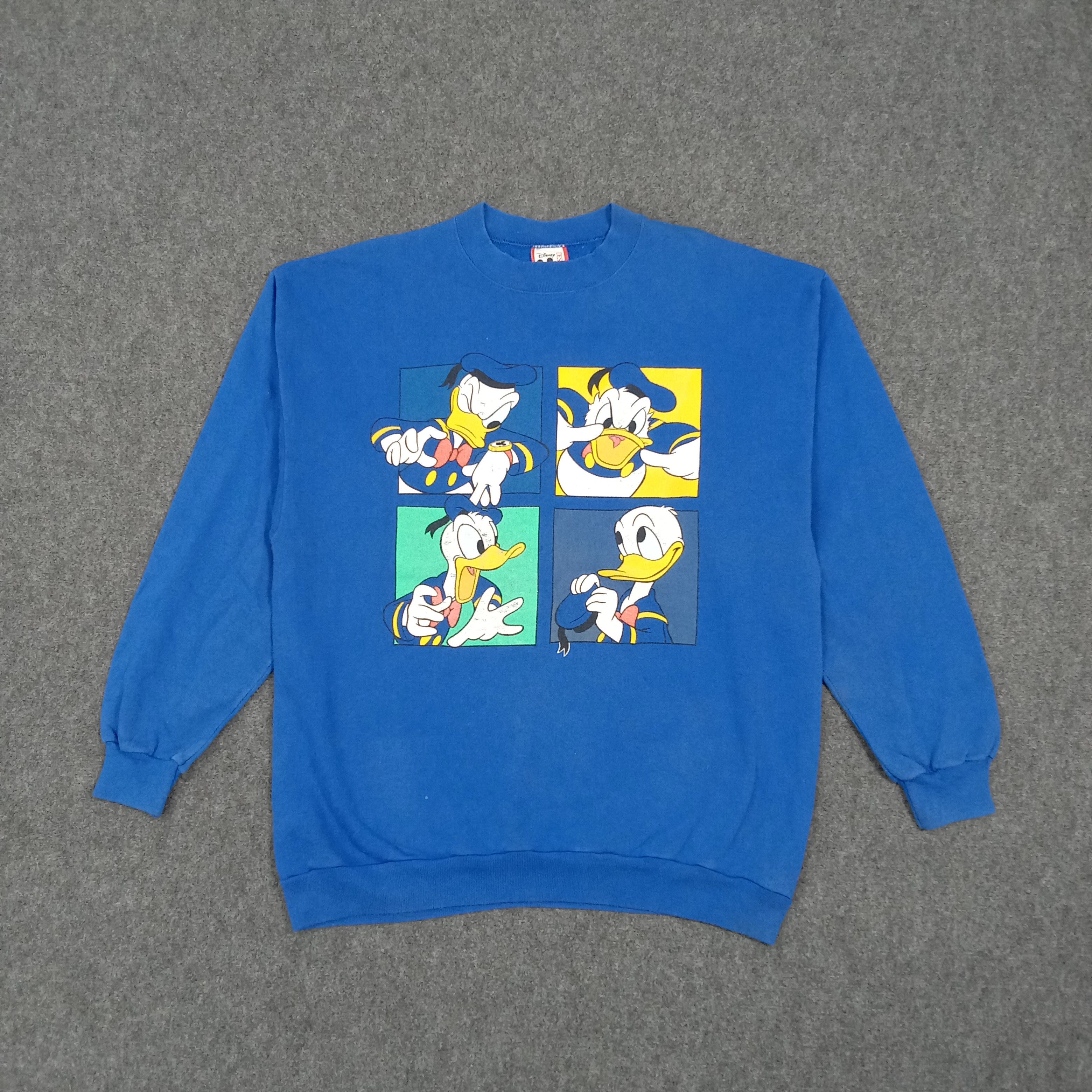 Disney Disney Donald Duck American Cartoon Sweatshirt C270N11 Size US L / EU 52-54 / 3 - 1 Thumbnail