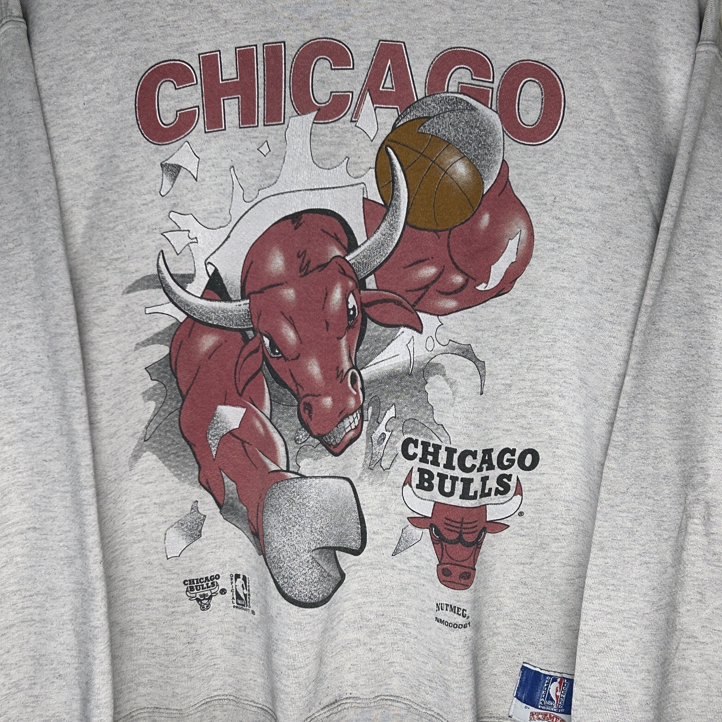 NBA Vintage Chicago Bulls 90's Crewneck Sweatshirt Size US L / EU 52-54 / 3 - 3 Thumbnail