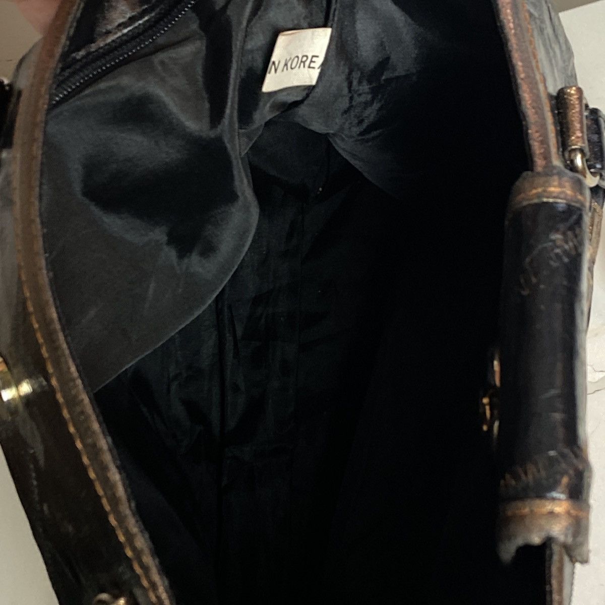 Vintage Avant garde Y2k Korean leather bag Size ONE SIZE - 3 Thumbnail