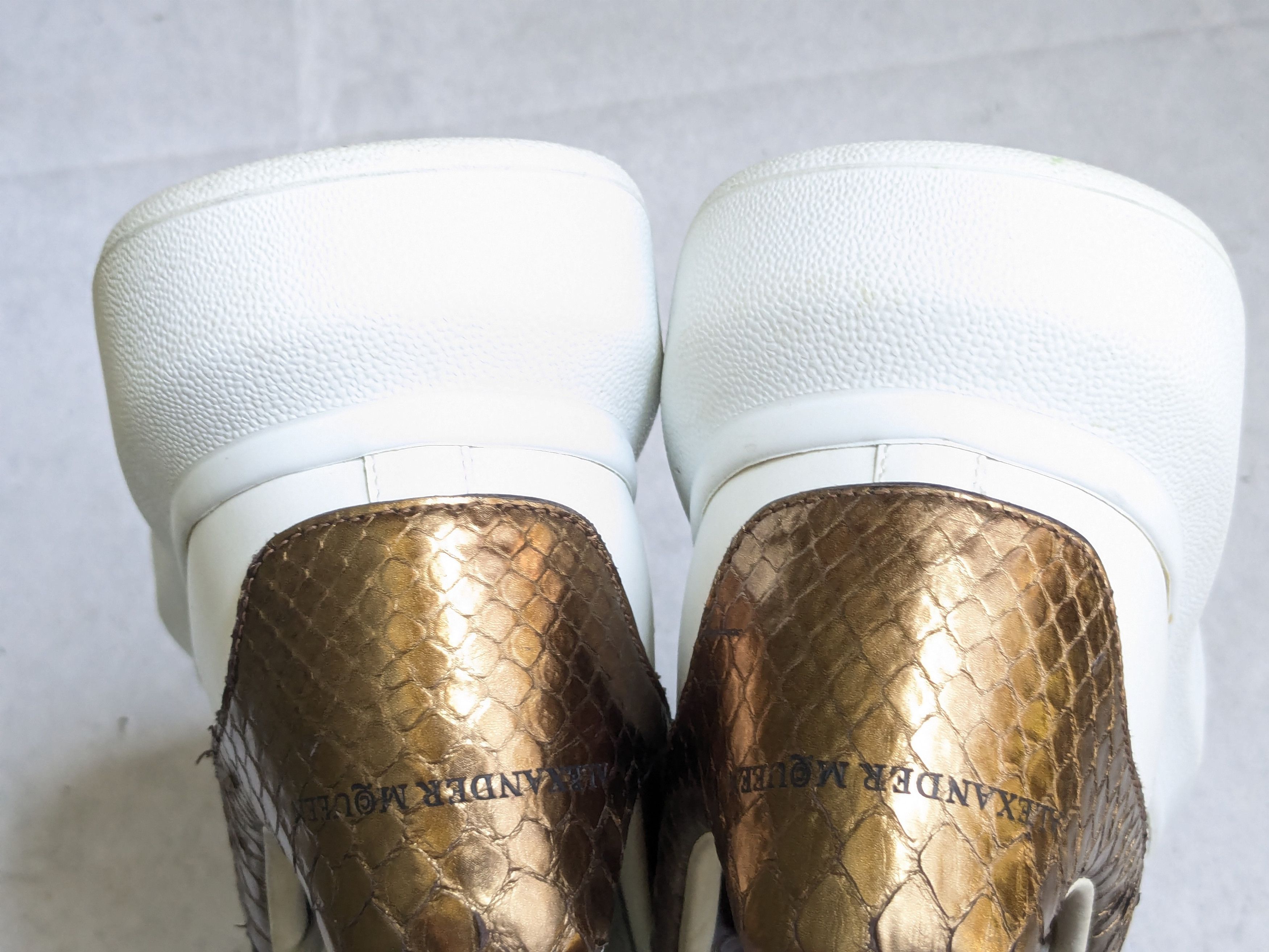 Alexander McQueen Alexander McQueen Larry Oversized Sneakers 12 45 White Brown Size US 12 / EU 45 - 14 Thumbnail