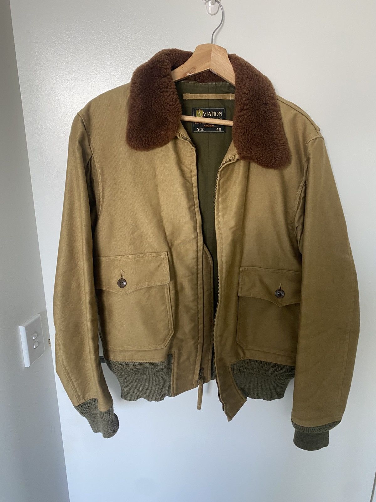 Buzz Rickson's Buzz Ricksons G1 Flight Jacket Size US M / EU 48-50 / 2 - 1 Thumbnail